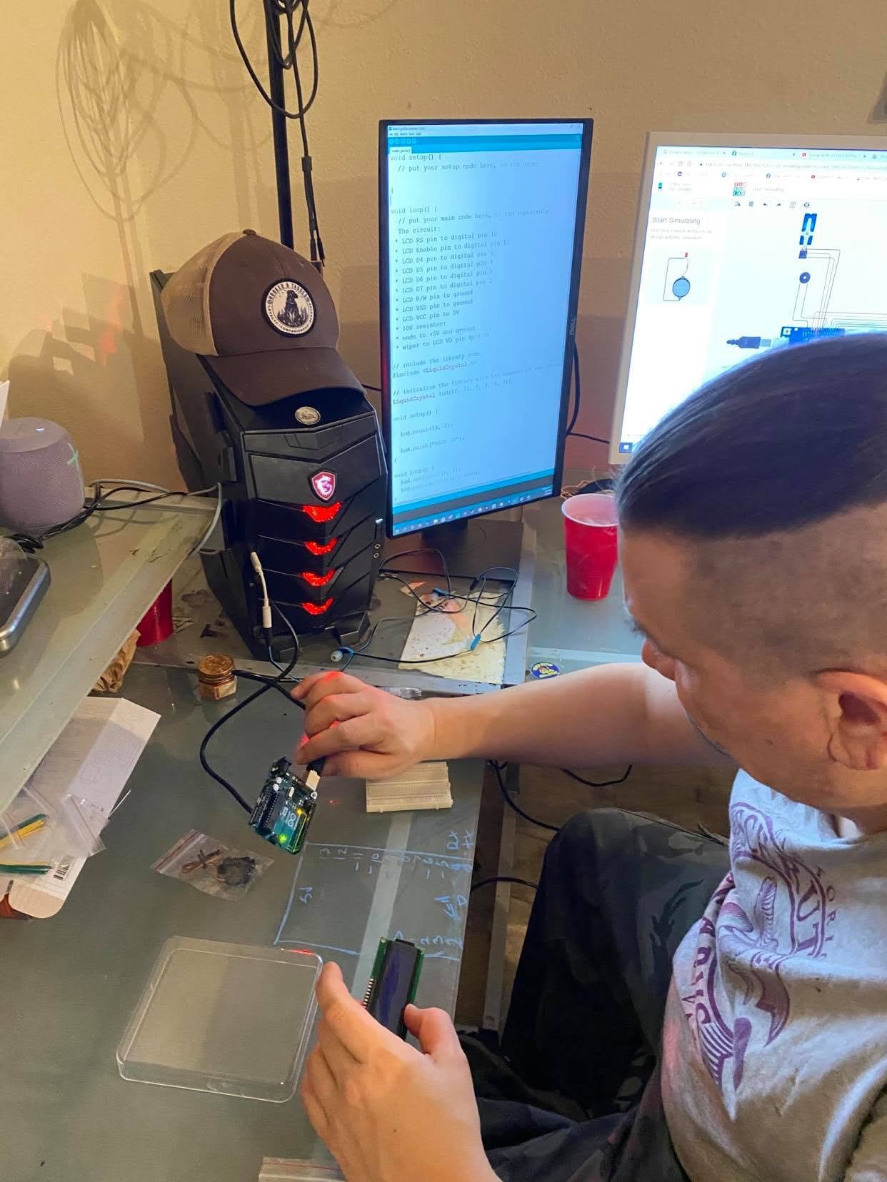 Hands-on embedded electronics and Arduino prototype work