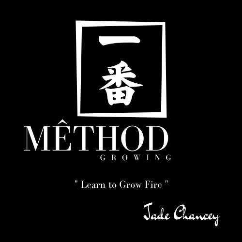 Method Growing brand identity designed by Jade Chancey with the Learn to Grow Fire line