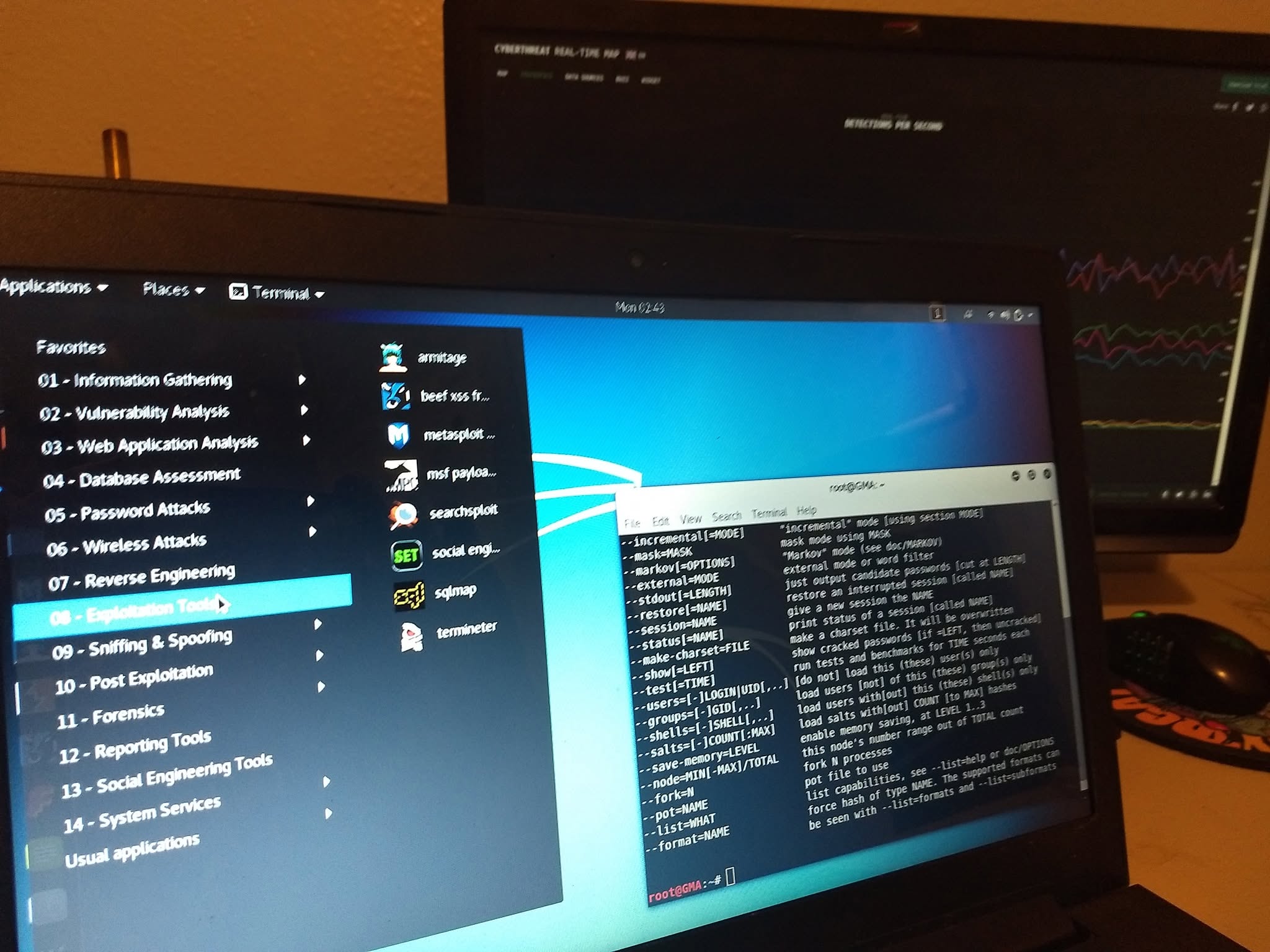 Security and systems tools operating across a working multi-screen workstation