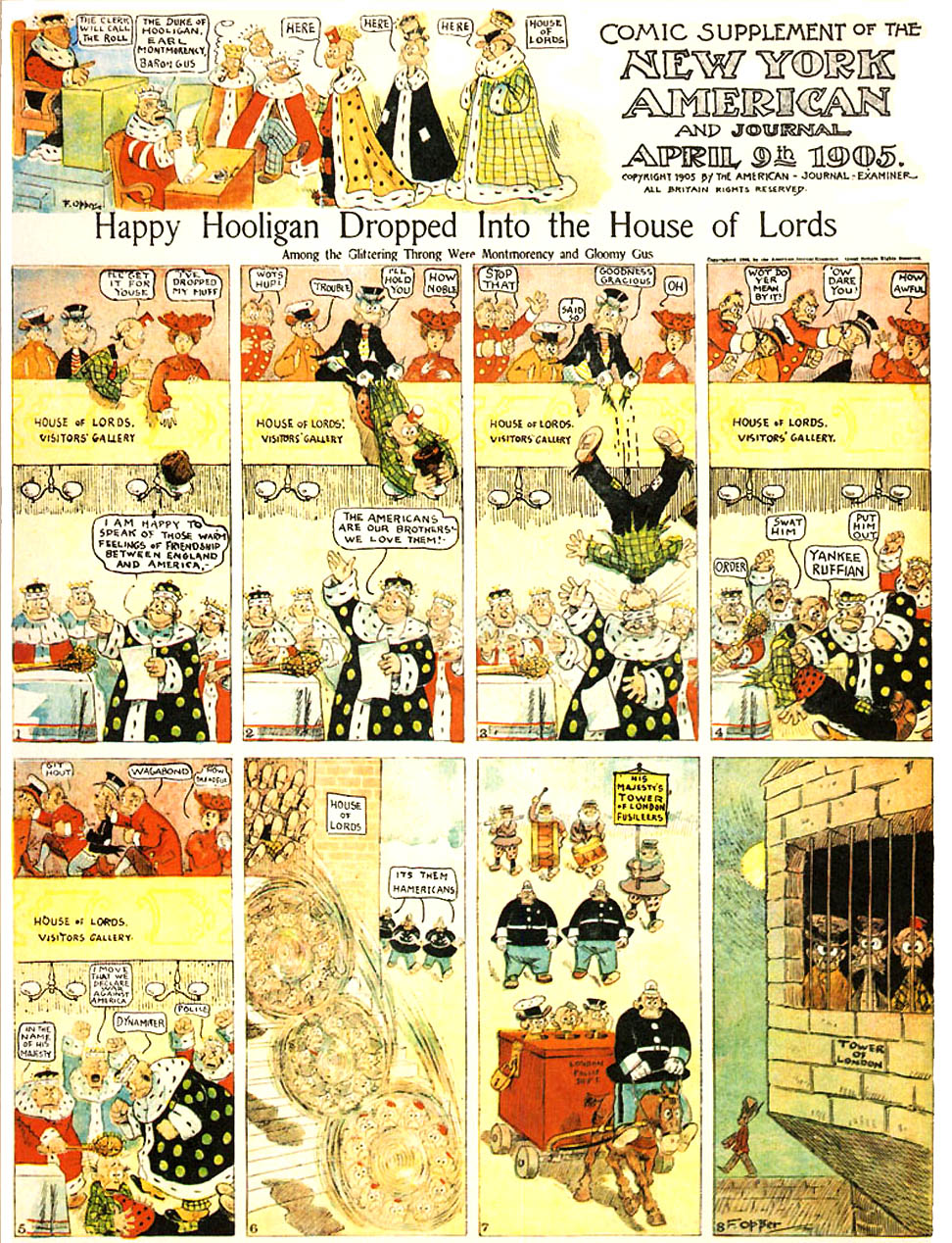 Happy Hooligan by Frederick Burr Opper, April 9, 1905