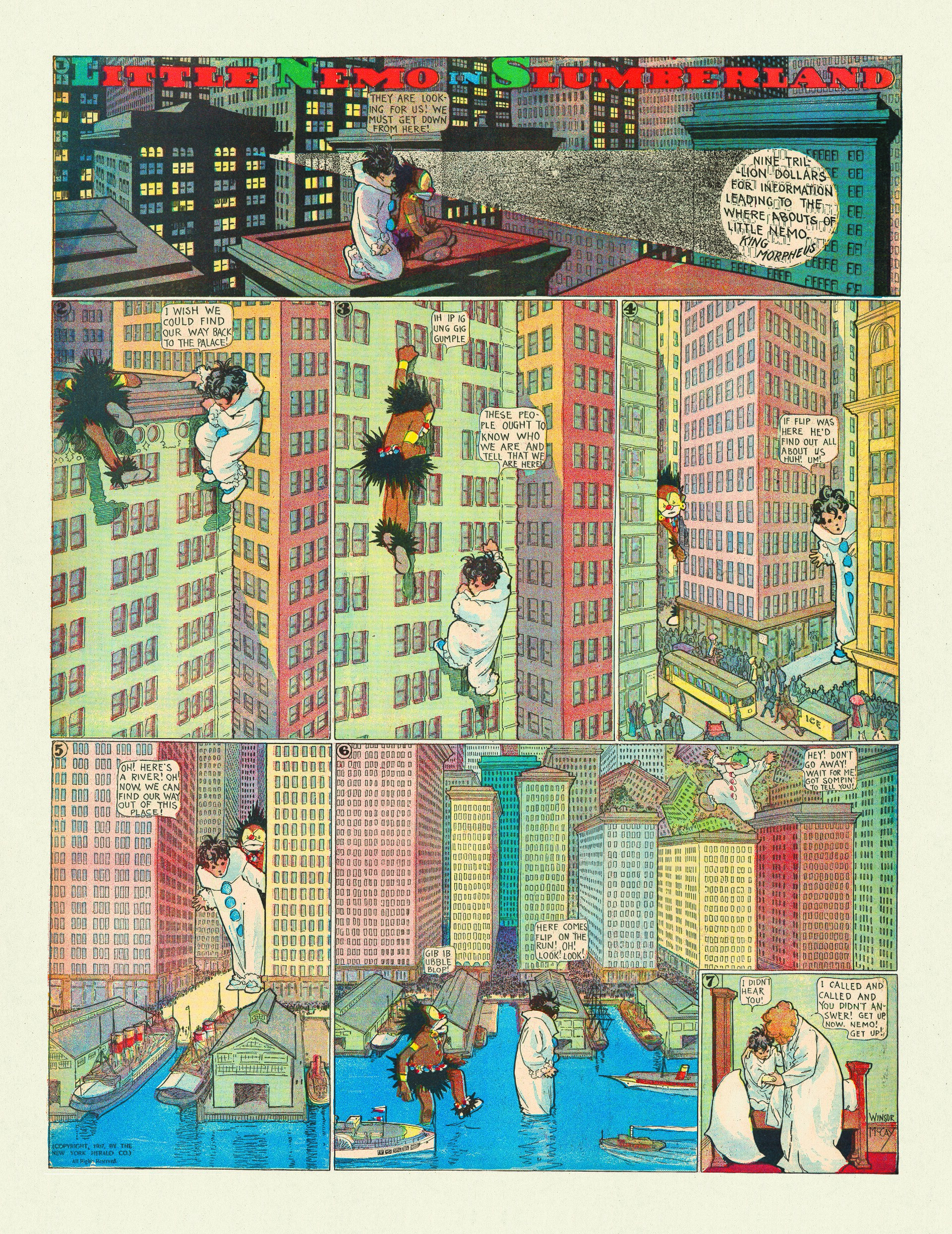 Little Nemo in Slumberland by Winsor McCay, September 29, 1907