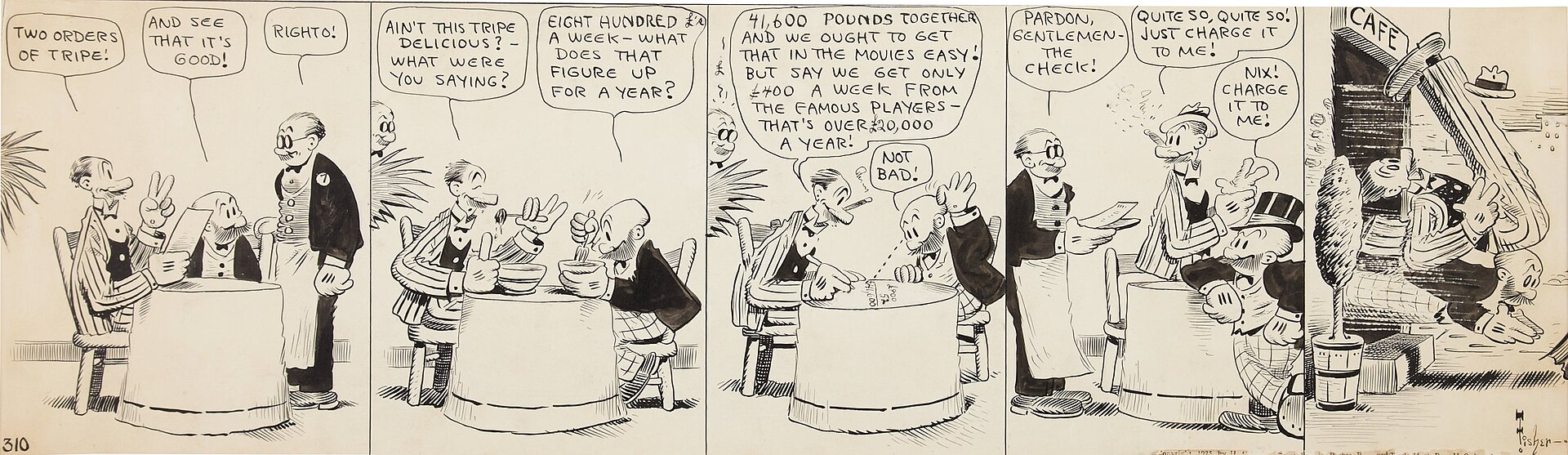 Mutt and Jeff by Bud Fisher, 1925