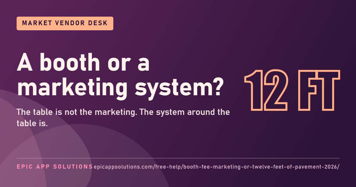 If You Paid for a Booth, Did You Buy Marketing — Or Just Twelve Feet of Pavement?