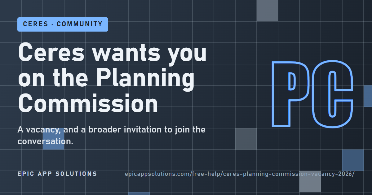 Ceres Is Asking Residents to Join the Conversation