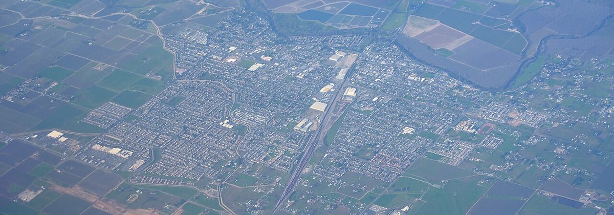 Riverbank, California — Riverbank by air