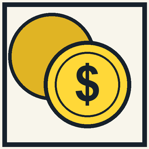 Family Bank icon — a pair of gold coins