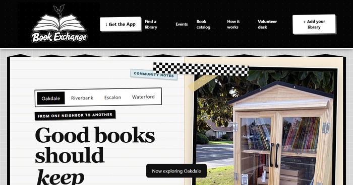 Riverbank Book Exchange community app